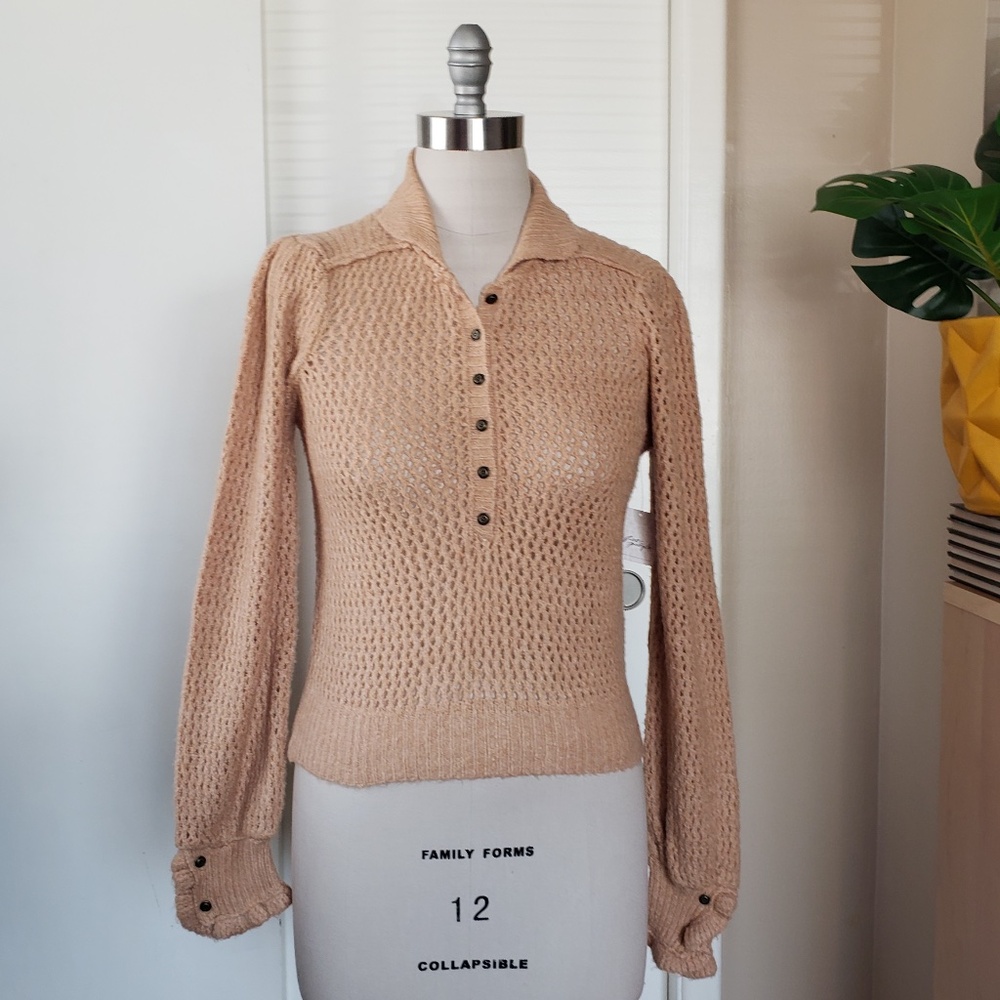 Free People Snowdrift Sweater Size Small NEW!
